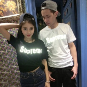 閃閃惹人愛情侶短T