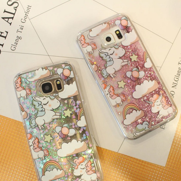 夢幻獨角獸流沙手機殼-DoubleBear