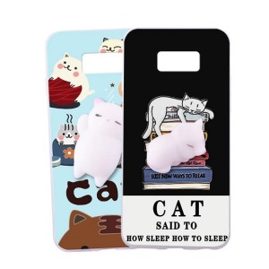 療育舒壓軟Q三星手機殼-DoubleBear