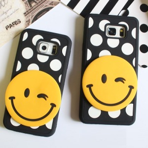 點點眨眼微笑三星手機殼-DoubleBear