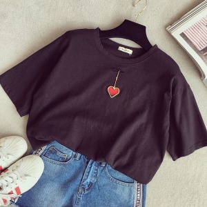 刷破小愛心短T-Double Bear