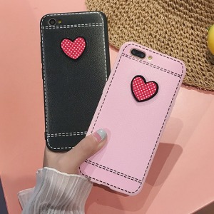 少女心點點愛心OPPO手機殼-DoubleBear