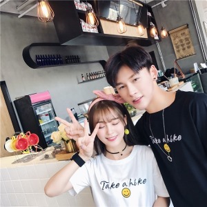 微笑字母短T-Double Bear