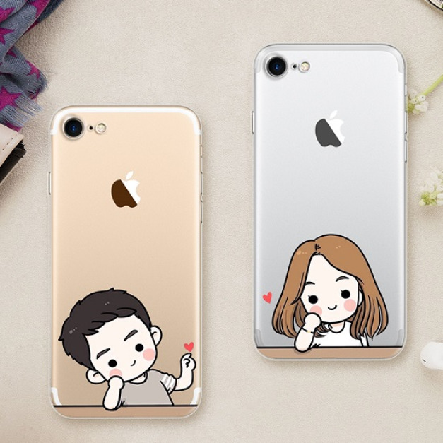 簡約情侶手機殼-Double Bear