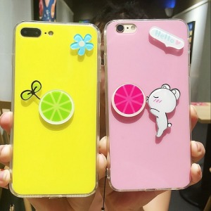 韓國卡通手機殼-Double Bear