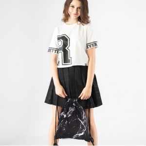 經典大理石束口袋-DoubleBear