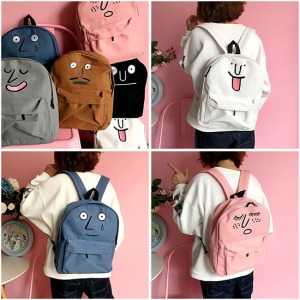 多樣化表情後背包-DoubleBear