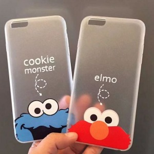 芝麻街透明手機殼-DoubleBear