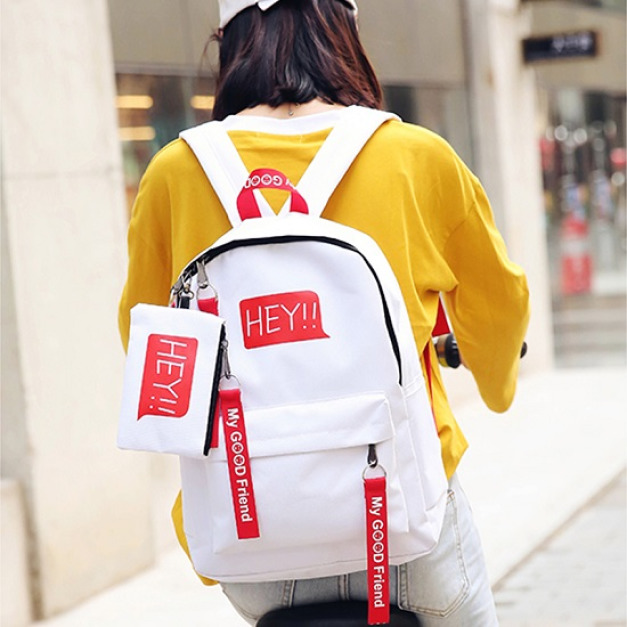 HEY單色後背包-DoubleBear