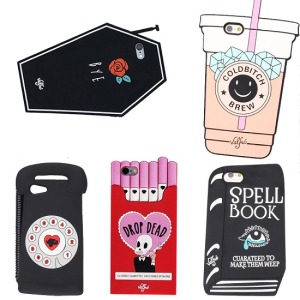 暗黑系骷髏頭菸盒防摔手機殼-DoubleBear