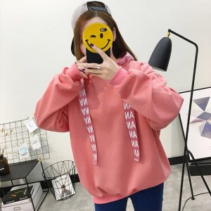 NA英字滿版抽繩連帽上衣-DoubleBear