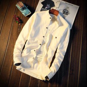 修身潮流襯衫-DoubleBear