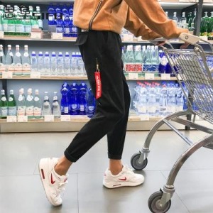 寬鬆直筒飛行褲-DoubleBear