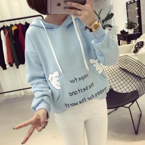 俏皮抱抱柔軟連帽上衣-DoubleBear