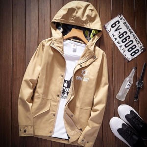 神秘六角星拼搭迷彩內襯外套-DoubleBear