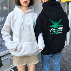 綠色楓葉印花情侶裝-DoubleBear