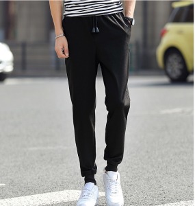 素色休閒彈力長褲-DoubleBear