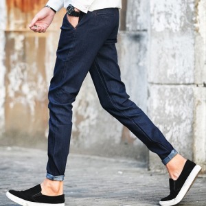 英倫加絨牛仔褲-DoubleBear