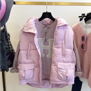 多口袋寬鬆背心-DoubleBear