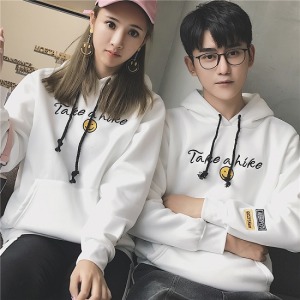 放鬆心情刺繡拼布連帽上衣-DoubleBear