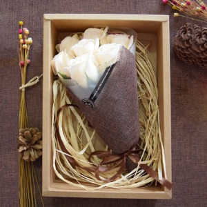 可愛七朵玫瑰花香皂生日禮-DoubleBear