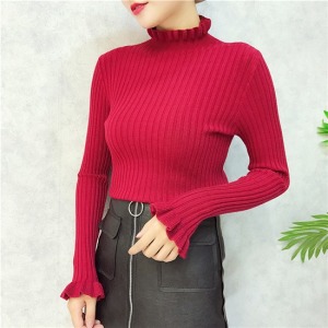 花邊針織套頭上衣-DoubleBear