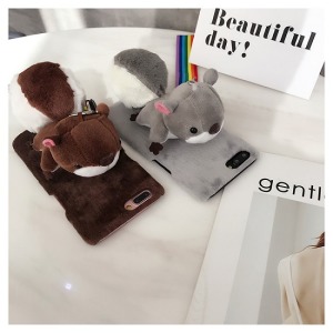 療癒立體松鼠手機殼-DoubleBear