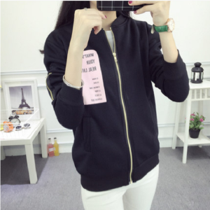 問卷印花情侶飛行外套-DoubleBear