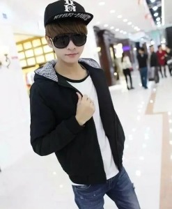 簡單風立領長袖外套-DoubleBear