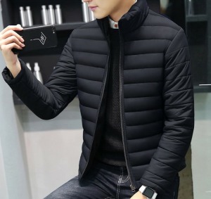 多色輕薄中領棉絨長袖外套-DoubleBear