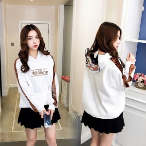 逼真藍綠貓金絲絨帽T-DoubleBear