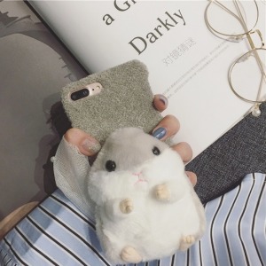 圓滾滾小倉鼠手機殼-DoubleBear