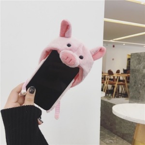 可愛小豬豬帽子OPPO手機殼-DoubleBear