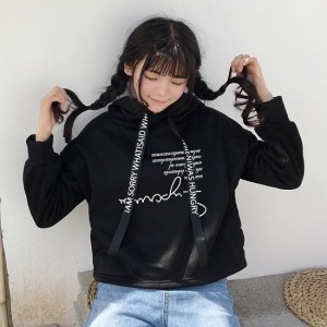 星空大寫M抽繩連帽T-DoubleBear