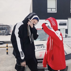 重金屬20XX雙色雙帽上衣-DoubleBear