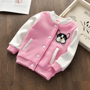 狗頭休閒棒球外套-DoubleBear