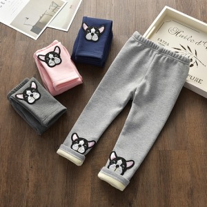狗頭加厚打底長褲-DoubleBear