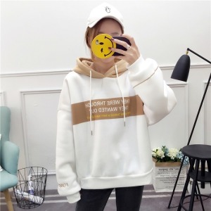 青春跳色抽繩連帽上衣-DoubleBear