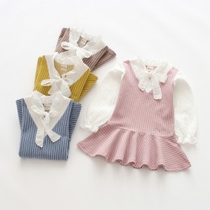 氣質線條連身套裙-DoubleBear