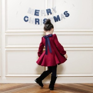 氣質單色綁帶連身裙-DoubleBear