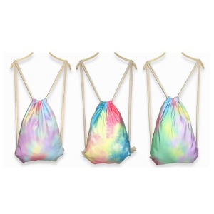 夢幻炫彩粗繩束口後背袋-DoubleBear