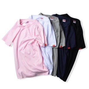 袖口小標素面短袖上衣-DoubleBear