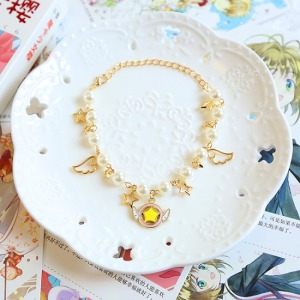 魔法圖翅膀鍊條手鍊-DoubleBear