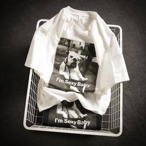 厭世臉性感寶貝短袖上衣-DoubleBear