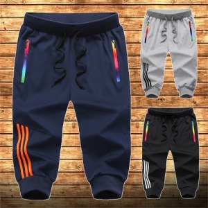 繽紛七彩沁涼運動七分褲-DoubleBear