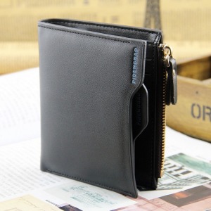 優質PU多卡青春短夾-DoubleBear