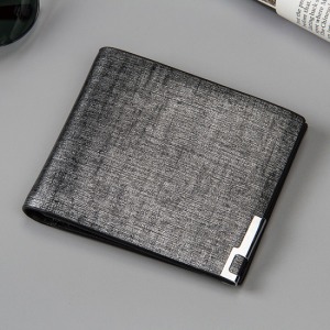 商務銀絲高級皮夾-DoubleBear