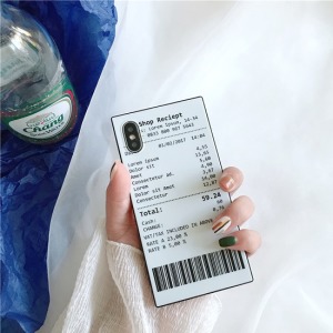 趣味購物清單IMD手機殼-DoubleBear