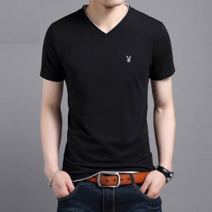 V領造型小白兔短T-DoubleBear