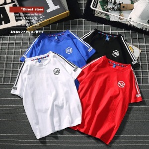 日系追風線條短T-DoubleBear